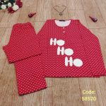 بلوز شلوار دخترانه سیاه اینجه طرح خال خالی