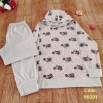بلوز شلوار زنانه سایز بزرگ سکسن طرح پاندا 2