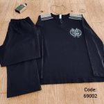 بلوز شلوار سایز نرمال پنبه ای سکسن طرح POLO