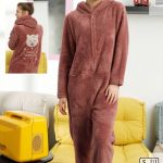 سرهمی کلاه دار خز سایز نرمال برند سیاه اینجه کد70535