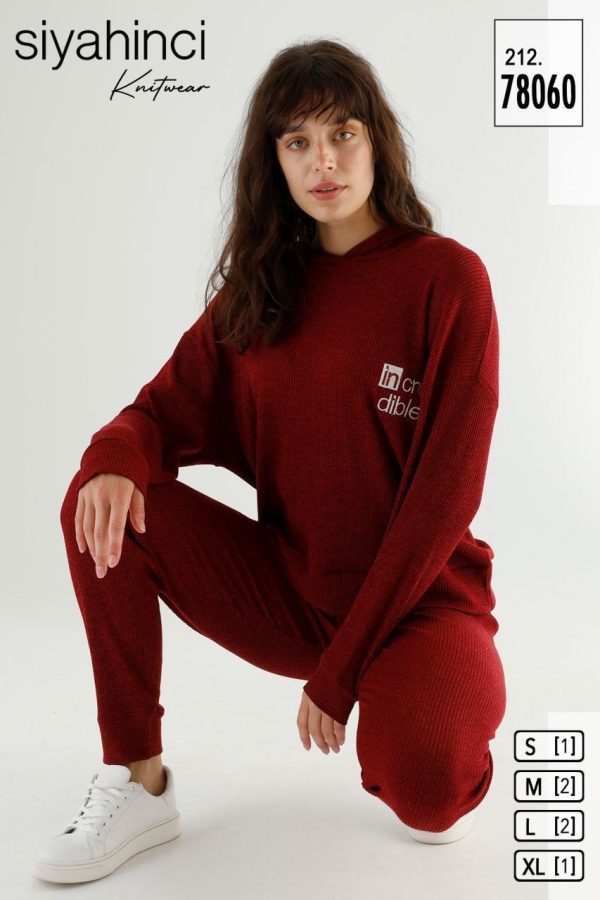 لباس راحتی سایز نرمال زنانه سیاه اینجه کد78060
