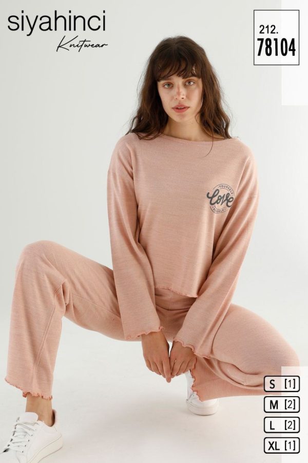 لباس راحتی سایز نرمال زنانه سیاه اینجه کد78104