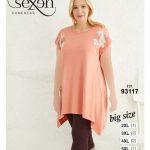 تاب شلوارک بیگ سایز برند سکسن کد93117