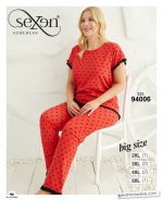 تاب شلوار بیگ سایز برند سکسن sexen کد 94006