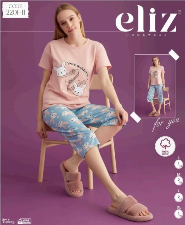 تاب شلوارک سایز نرمال برند الیزeliz کد2201