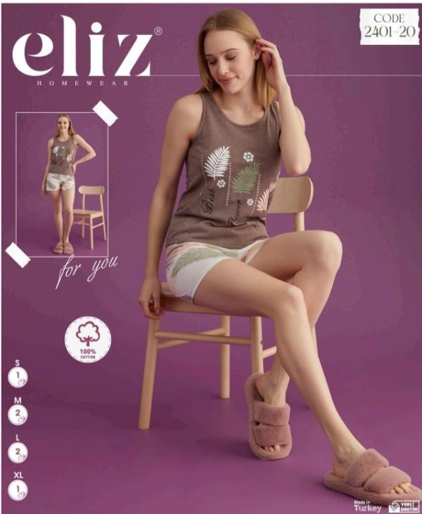 تاب وشرتک سایز نرمال برند الیزeliz کد2401
