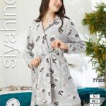 رب دشام زنانه کد 77305 طرح گل