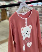 تونیک راحتی زنانه طرح خرس کد 3209