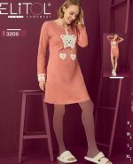 تونیک راحتی زنانه طرح خرس کد 3209