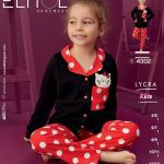 بلوز شلوار بچگانه طرح گربه