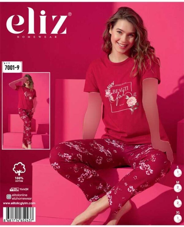 تیشرت شلوار زنانه کد 7001-9