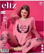 تیشرت شلوار سایز بزرگ زنانه کد 7001-29- b