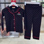 بلوز شلوار بچگانه کد25003 طرح خال خالی