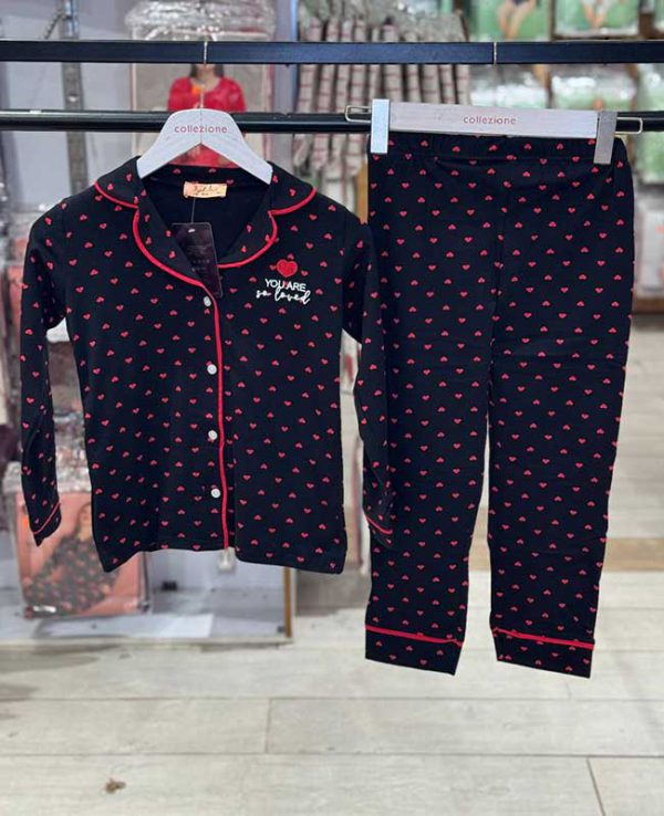 بلوز شلوار بچگانه کد25003 طرح خال خالی