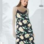 تونیک نخی زنانه سیاه اینجه کد 19608