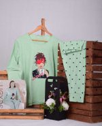 بلوز شلوار سایز بزرگ زنانه سکسن کد 40666(5)