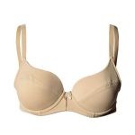 سوتین اسفنجی زنانه رنگ کرم برند NBBکد 355