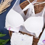 ست سوتین و شورت جک دار NBB رنگ سفید کد 4489-1