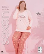 بلوز شلوار سایز بزرگ زنانه سکسن کد 40735