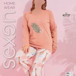 بلوز شلوار سایز بزرگ زنانه سکسن کد 40737