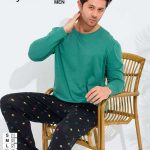 بلوز و شلوار مردانه سیاه اینجه کد09885