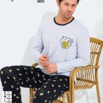 بلوز و شلوار مردانه سیاه اینجه کد09886