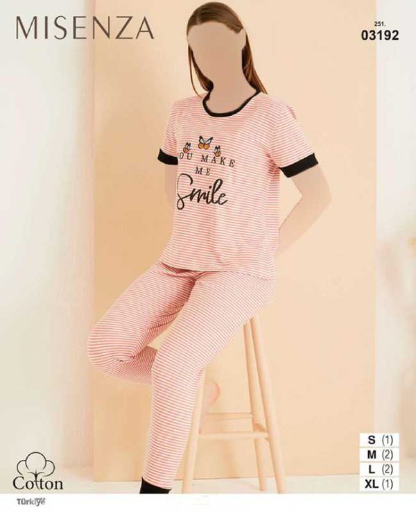 تیشرت و شلوار زنانه میسنزا کد 03192