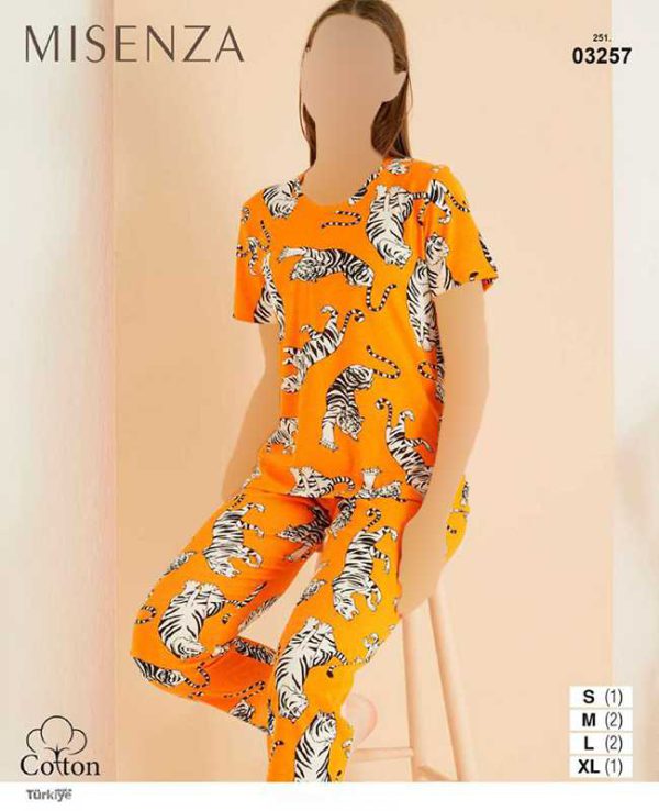تیشرت و شلوار زنانه میسنزا کد 03257