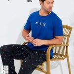 تیشرت و شلوار مردانه سیاه اینجه کد09825