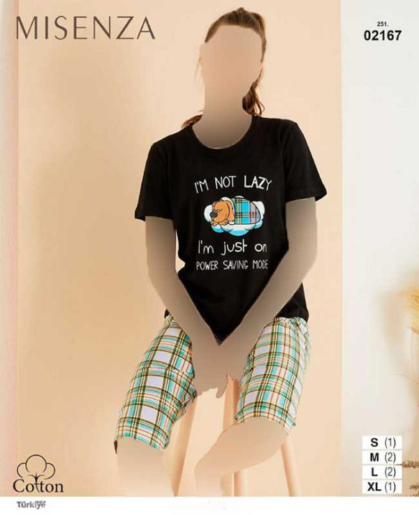 تیشرت و شلوارک زنانه میسنزا کد 02167