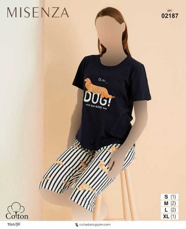 تیشرت و شلوارک زنانه میسنزا کد 02187