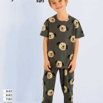 تیشرت و شلوار بچگانه سیاه اینجه کد 10157