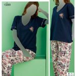 تیشرت و شلوار زنانه سکسن کد 13269
