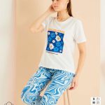 تیشرت و شلوار زنانه میسنزا کد 03246
