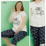 تیشرت و شلوارک سایز بزرگ سکسن کد 12736
