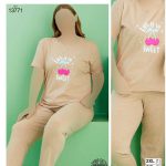 تیشرت و شلوار سایز بزرگ سکسن کد 13771