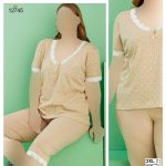 تیشرت و شلوارک سایز بزرگ سکسن کد 12745