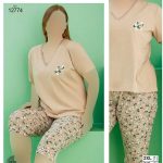 تیشرت و شلوارک سایز بزرگ سکسن کد 12774