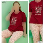 تیشرت و شلوارک سایز بزرگ سکسن کد 12783