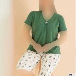 تیشرت وشلوارک سایز بزرگ زنانه میسنزا کد 02723