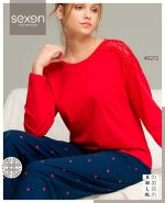 بلوز شلوار نرمال سکسن کد40272