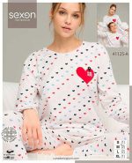 بلوز شلوار نرمال سکسن کد41125-A