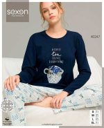 بلوز شلوار نرمال سکسن کد40247