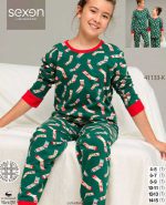 بلوز شلوار دخترانه سکسن کد41133-K
