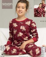 بلوز شلوار دخترانه سکسن کد41141-K
