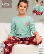 بلوز شلوار دخترانه سکسن کد41156-K
