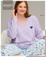 بلوز شلوار سایز بزرگ سکسن کد40752