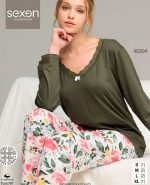 بلوز شلوار قواره بزرگ نرمال سکسن کد40204
