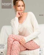 بلوز شلوار قواره بزرگ نرمال سکسن کد40230