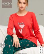 بلوز شلوار نرمال سکسن کد40197